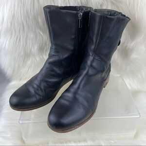 UGG LEATHER FINNEGAN BOOTIES